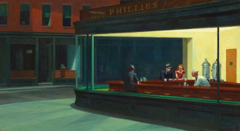 Nighthawks by Edward Hopper (1942)