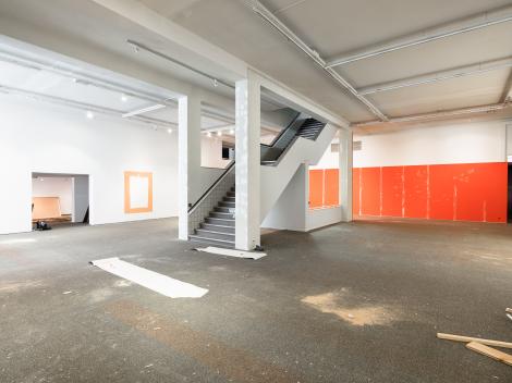 Staircase during dismantling