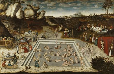 Lucas Cranach - Der Jungbrunnen (Gemäldegalerie Berlin), 1546.