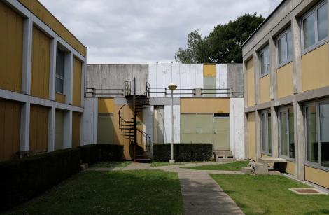 Student units on the VUB campus, designed by Willy Van Der Meeren