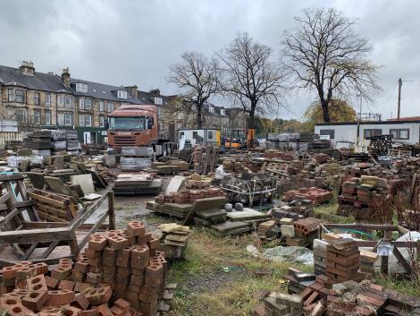 Reclamation yard in England