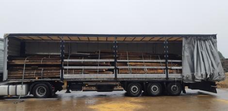 Extraction of wooden beams in the Nextmed pilot operation in Strasbourg 